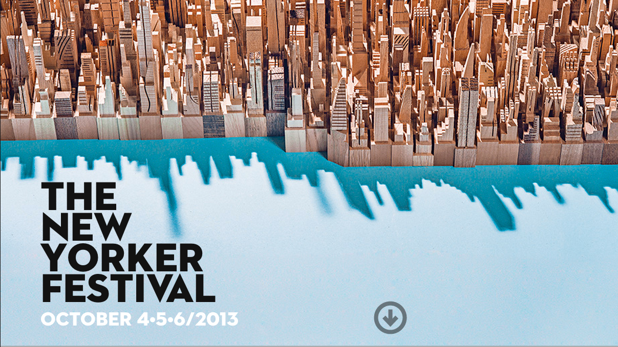The New Yorker Festival 2013 poster