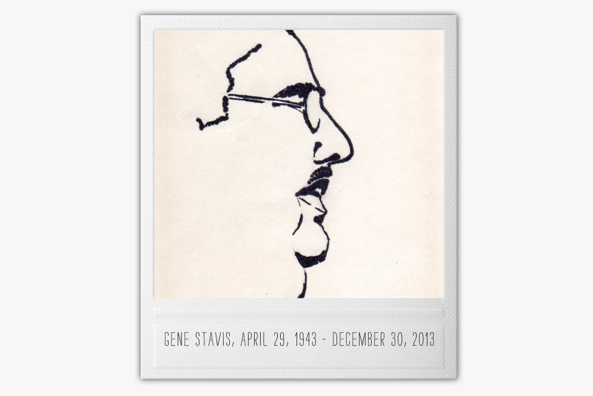 Gene Stavis animation with DOB and DOD