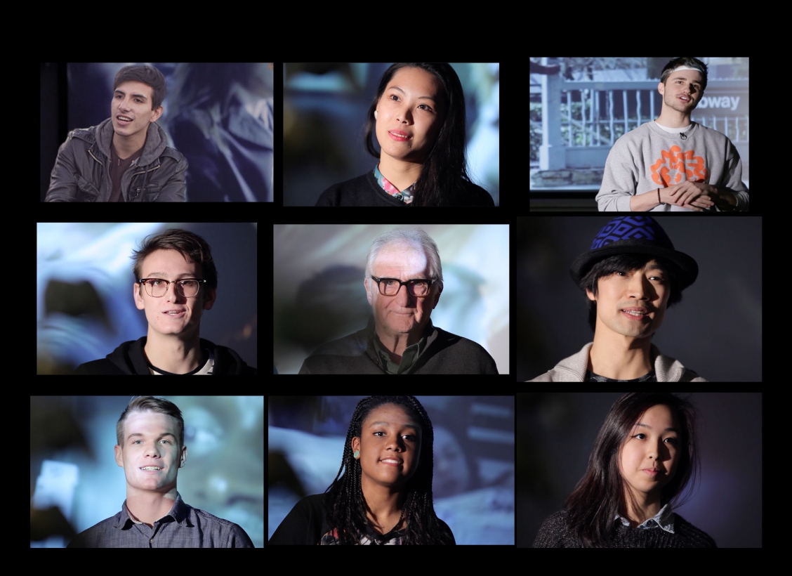 Headshots of 9 people
