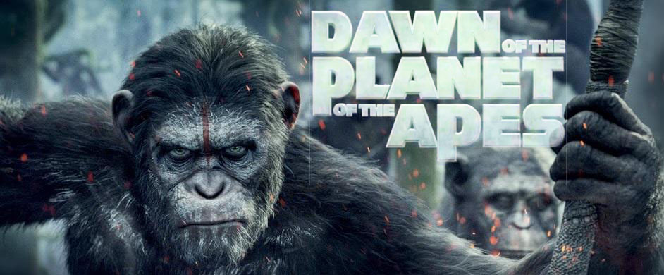 Dawn of the planet of the apes movie poster