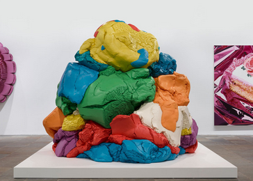 Artwork of colorful clay