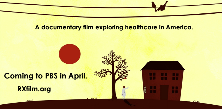 Film poster for "Rx | The Quiet Revolution"