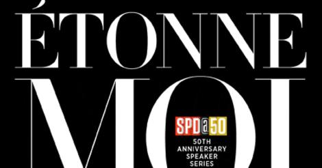 SPD @ 50 Speaker Series poster