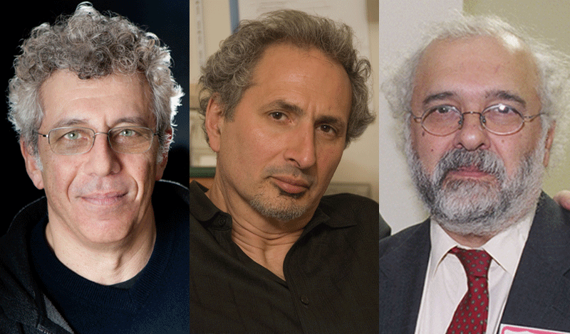 Image of Eric Bogosian, Peter Balakian, and Ragip Zarakolu