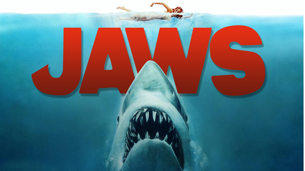Film poster for "Jaws"