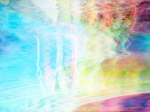 Colorful image of static