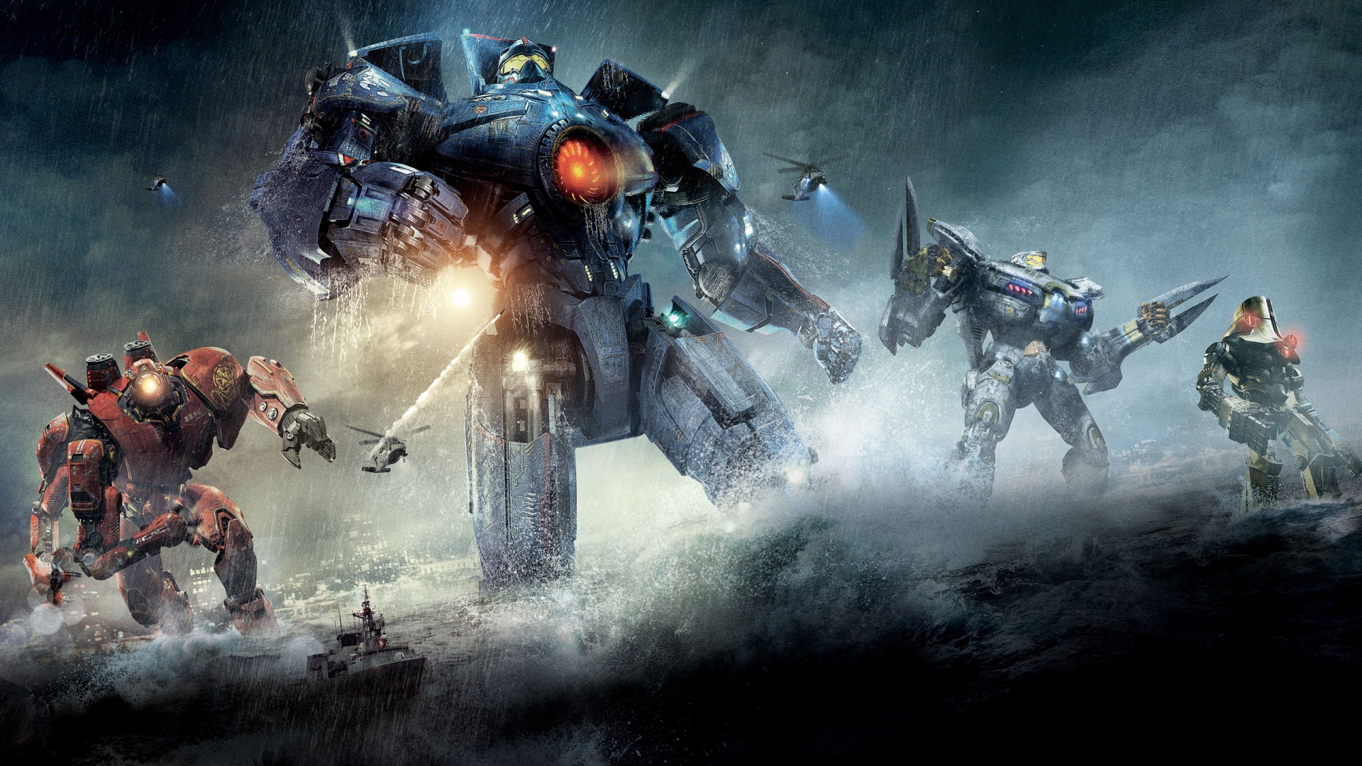 Image of the Jaegers from "Pacific Rim"
