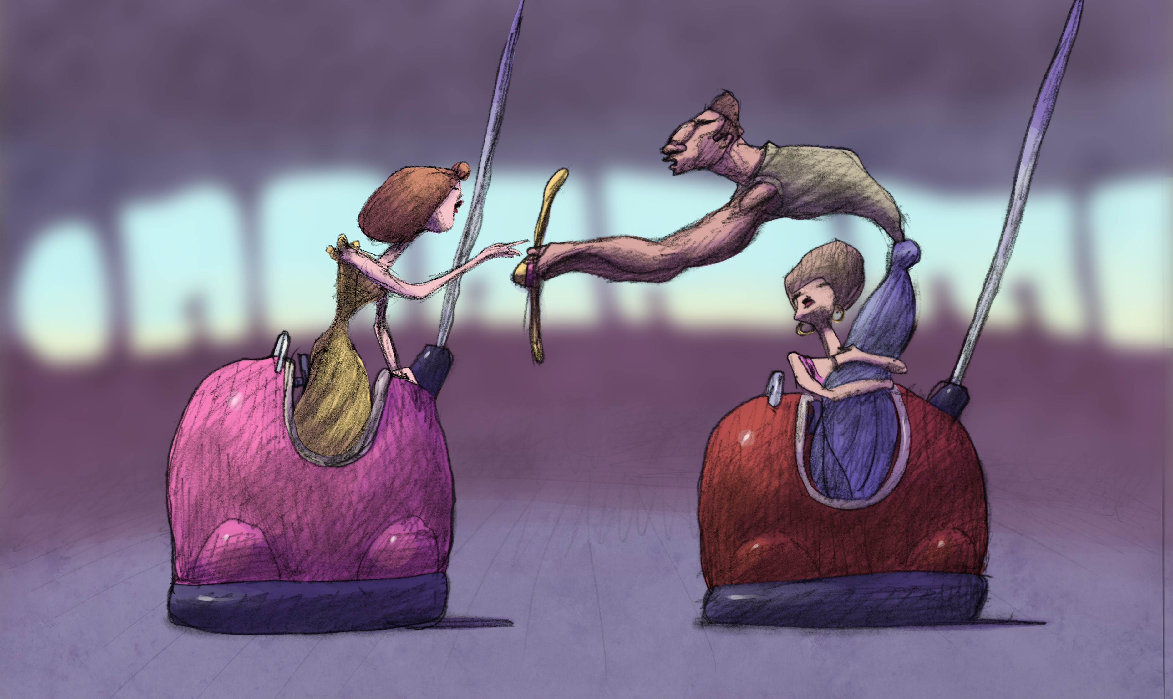 Film poster for "Cheatin'" by Bill Plympton