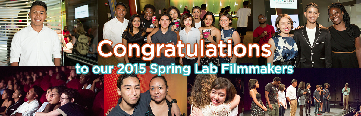 Collage of 2015 Spring Lab Filmmakers