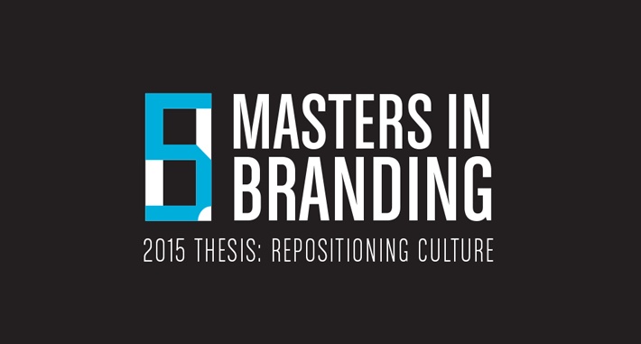 2015 Masters in Branding Thesis poster