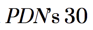 PDN's 30 logo