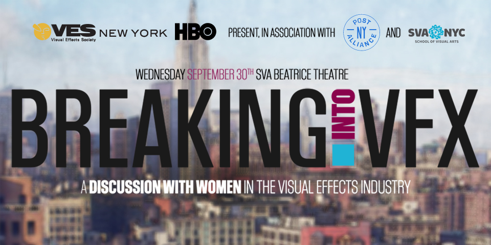 Event poster for Breaking into VFX