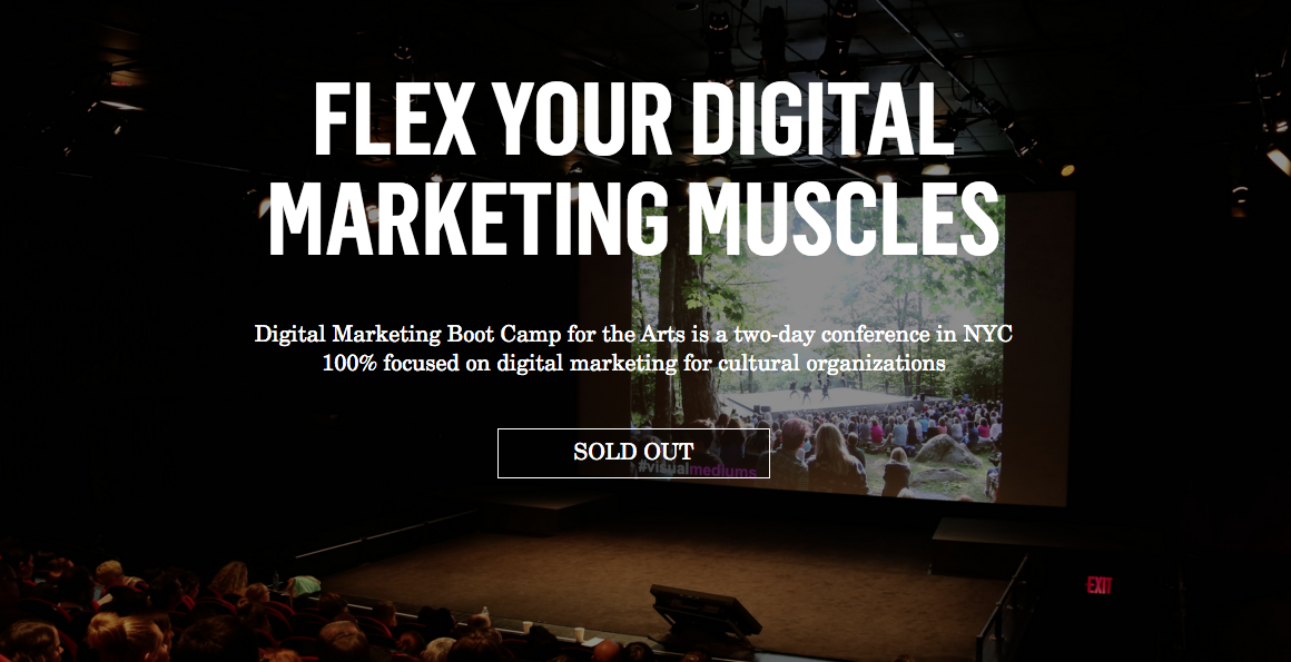Flex your digital marketing muscles poster