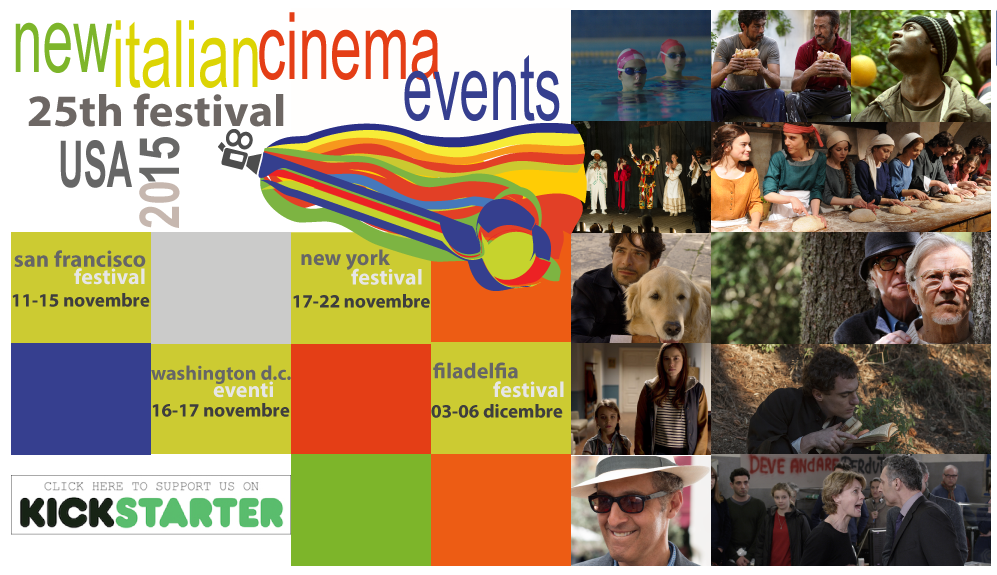 New Italian Cinema Events 25th Festival poster