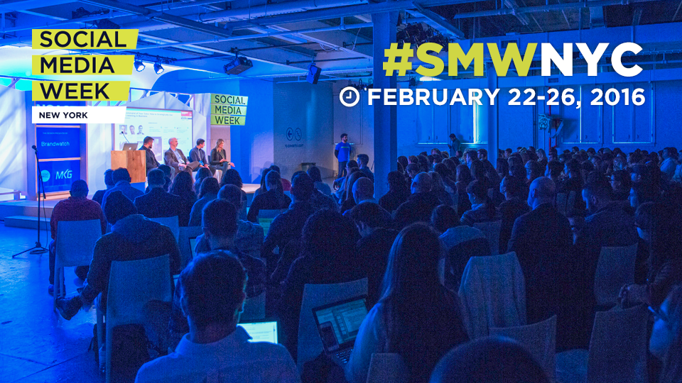 Social Media Week New York poster
