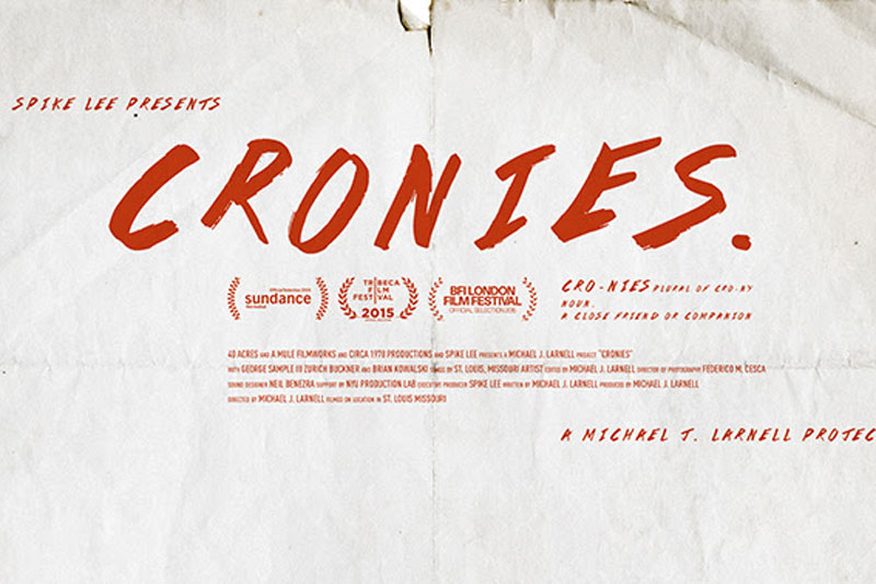 Film poster of "CRONIES"