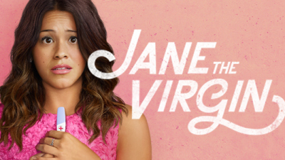 Film poster for "Jane the Virgin" with Gina Rodriguez