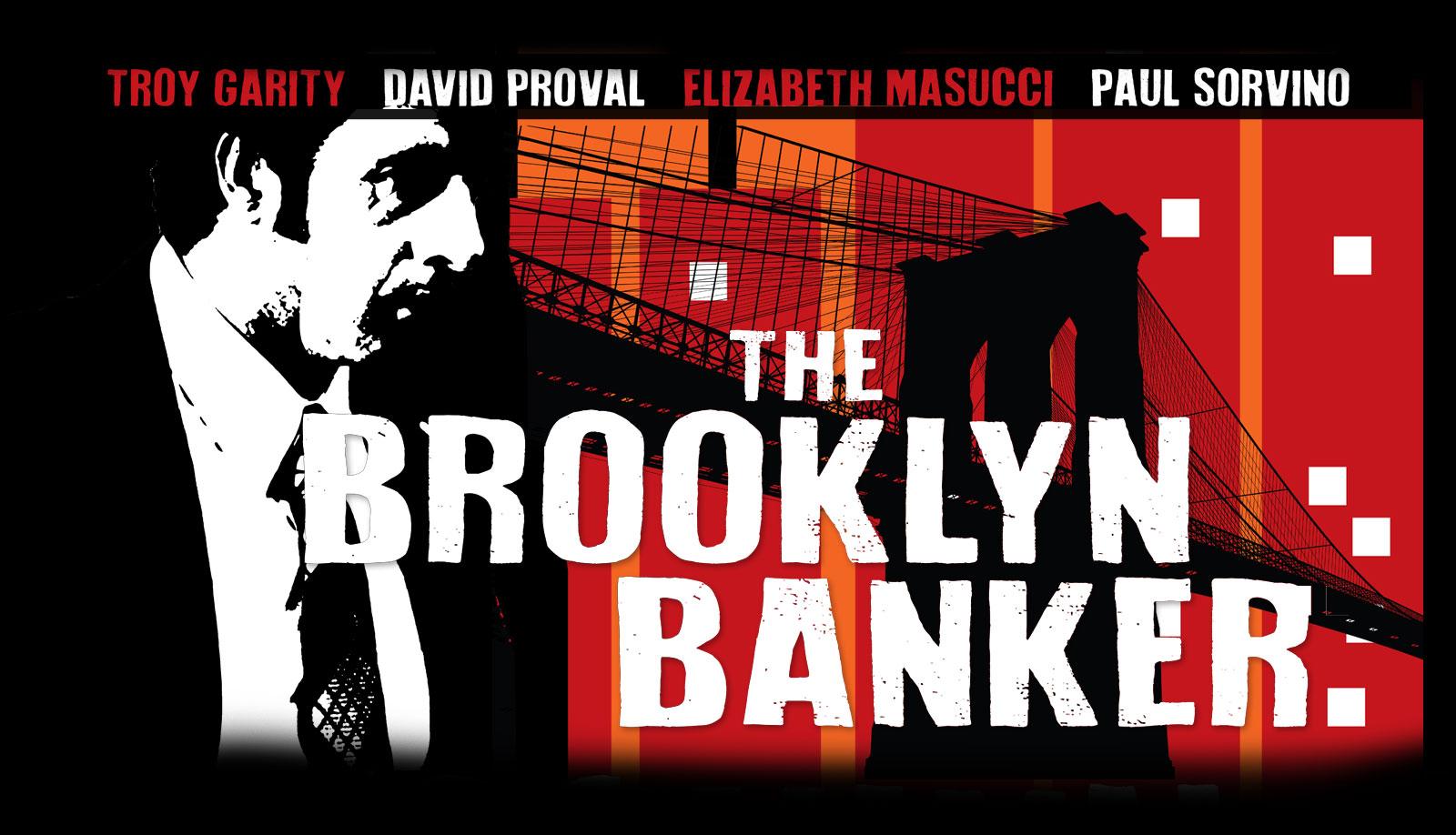 Film poster of "The Brooklyn Banker" with Troy Garity and David Proval