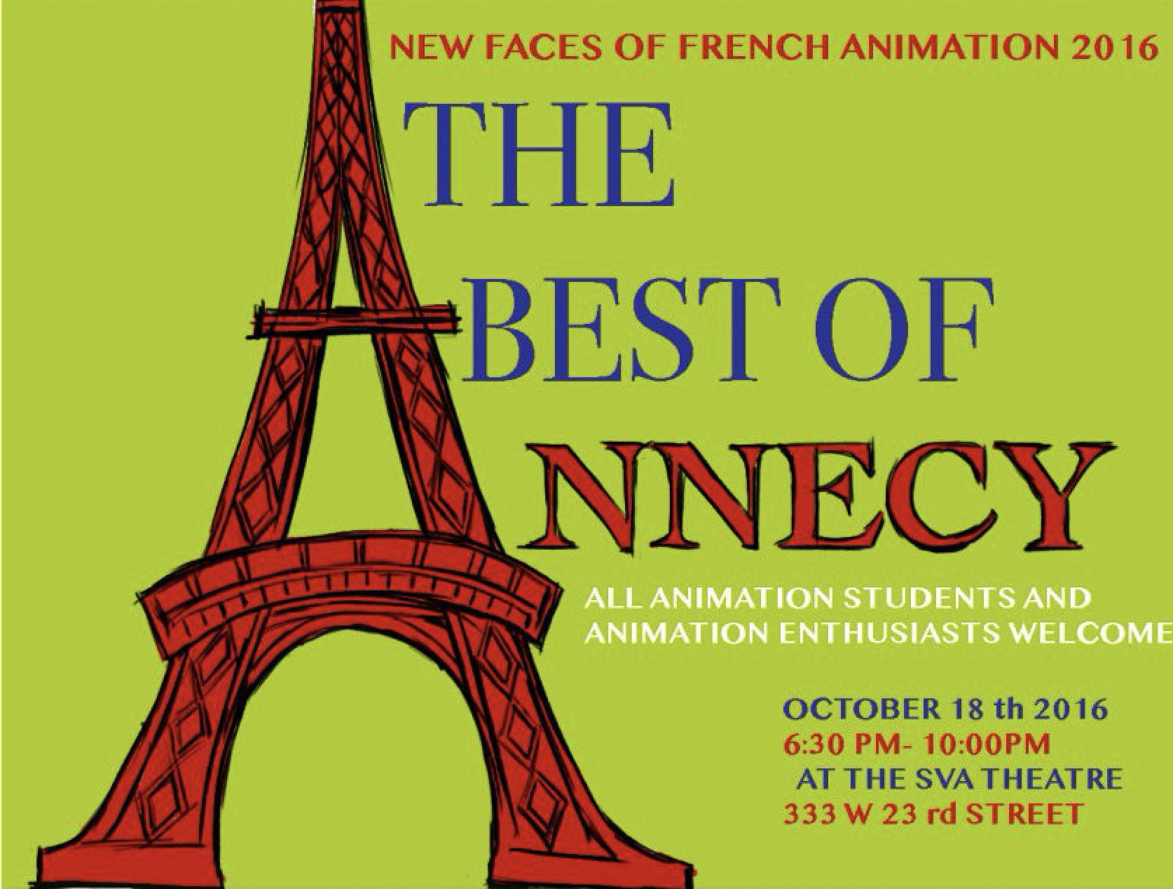 Poster for The Best of Annecy event