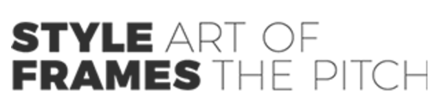 Style Art of Frames the Pitch logo