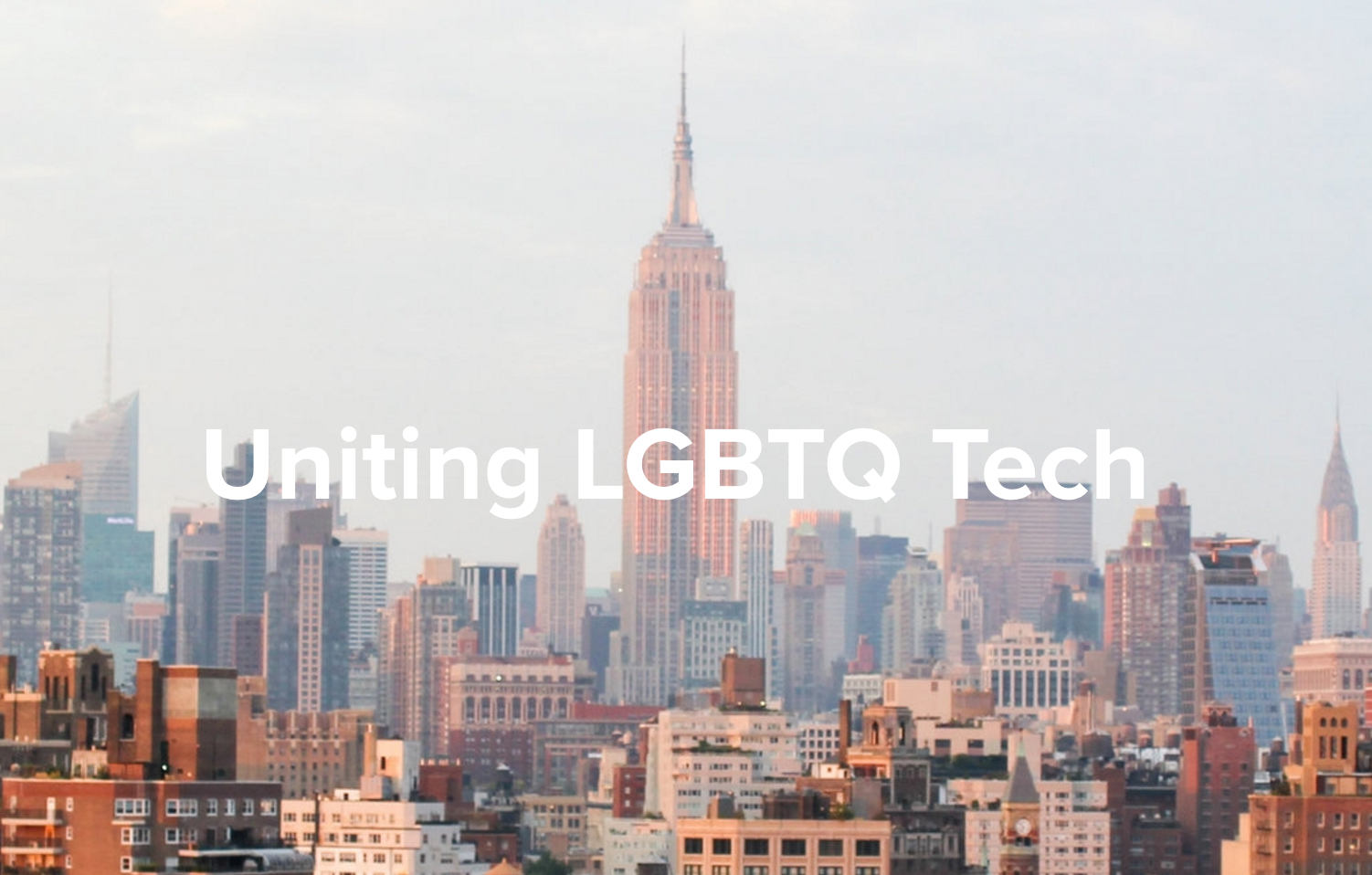 Uniting LGBTQ Tech poster