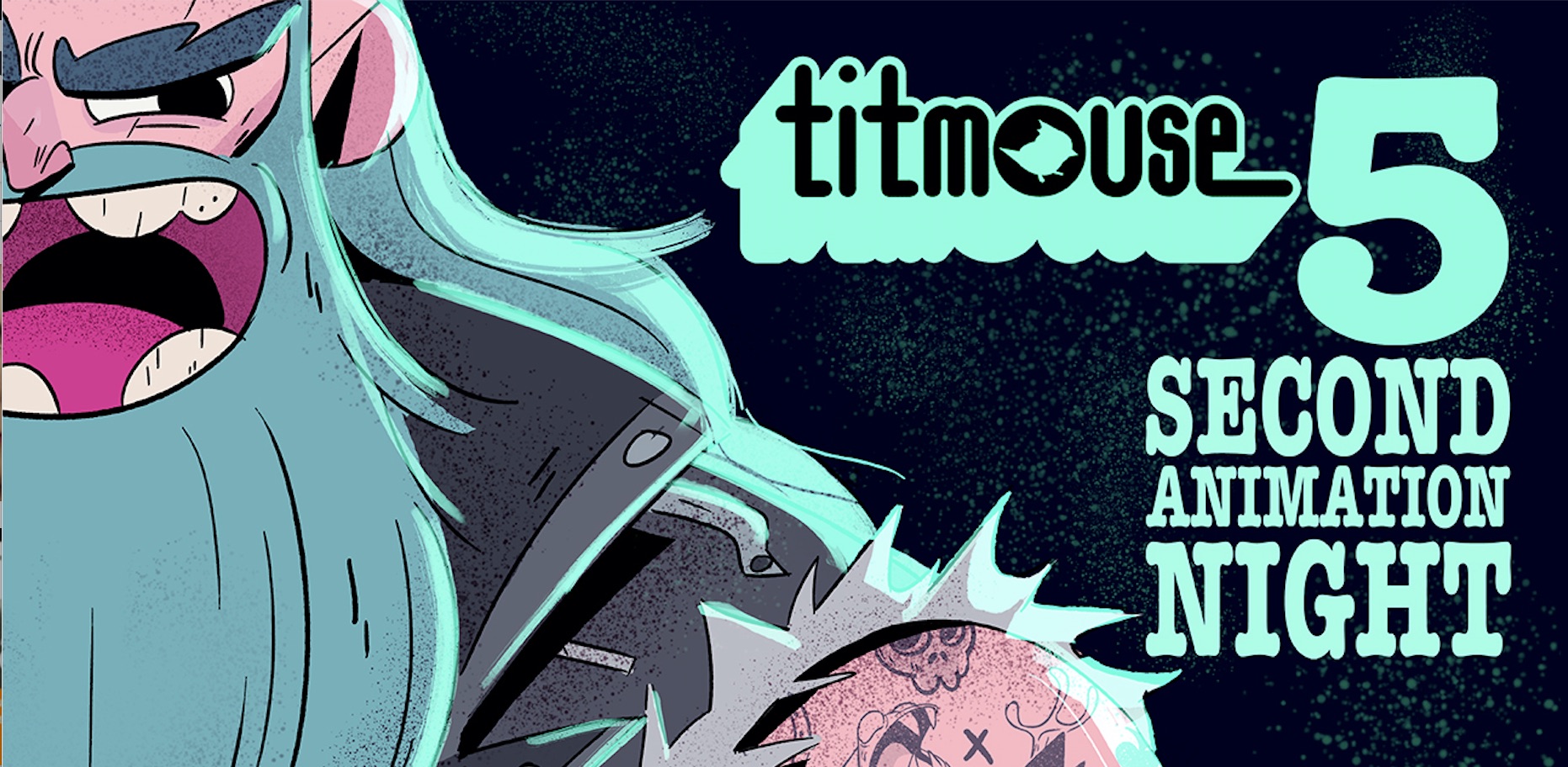 Poster for titmouse 5 Second Animation Night