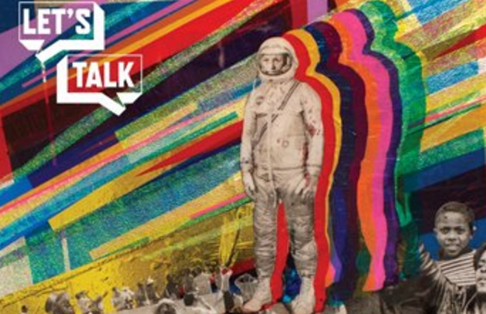 Poster for Let's Talk: Visual Arts and Activism panel