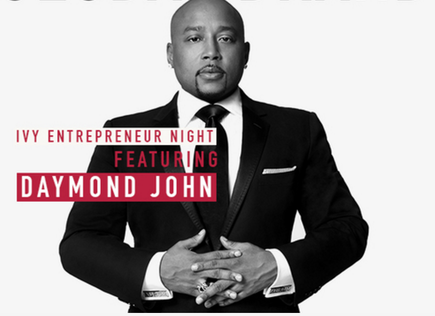IVY Entrepreneur Night poster for Daymond John