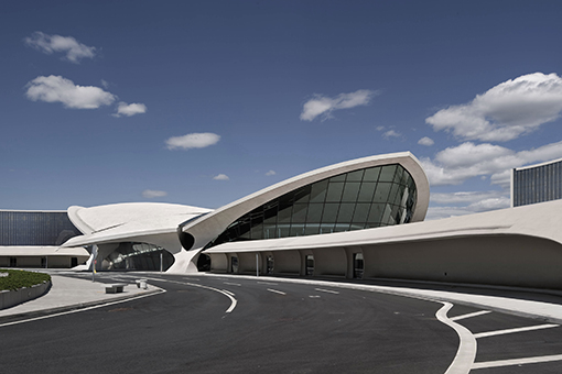 The exterior of TWA terminal at JFK airport