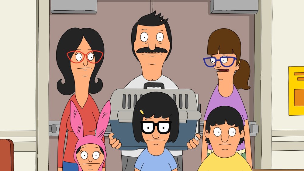 Image of the TV show "Bob's Burgers" family
