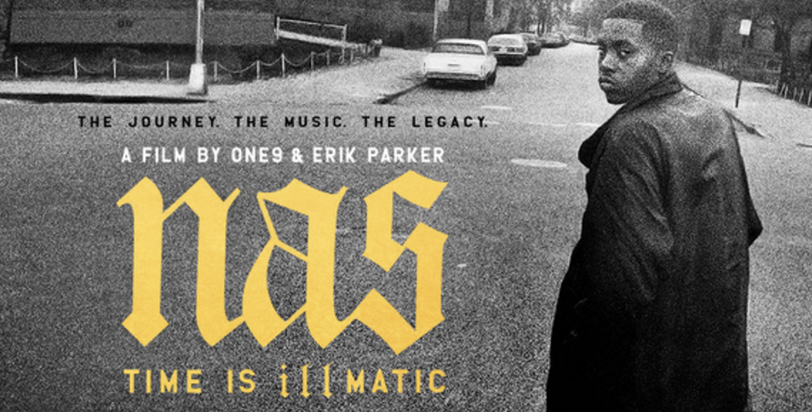 Film poster for "NAS - Time is Illmatic"