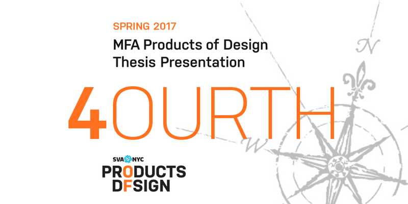 SVA Products of Design 4th Thesis Presentation poster
