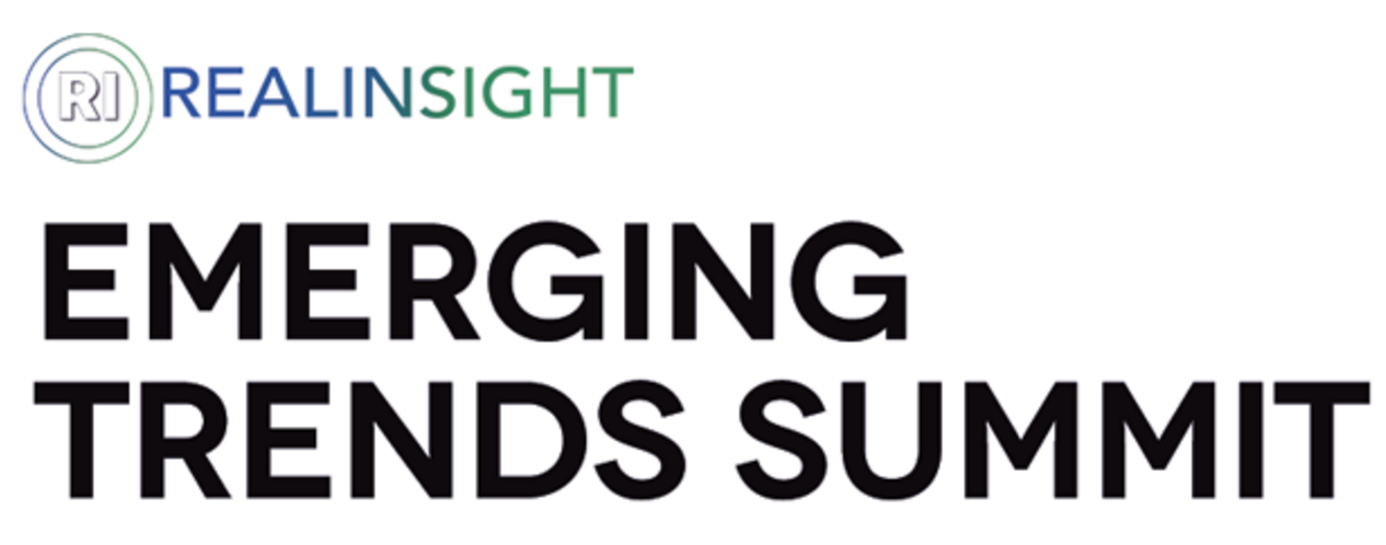 RealInsight Emerging Trends Summit poster