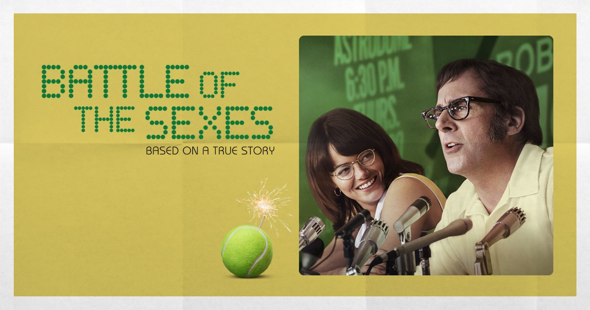 "Battle of the Sexes" poster