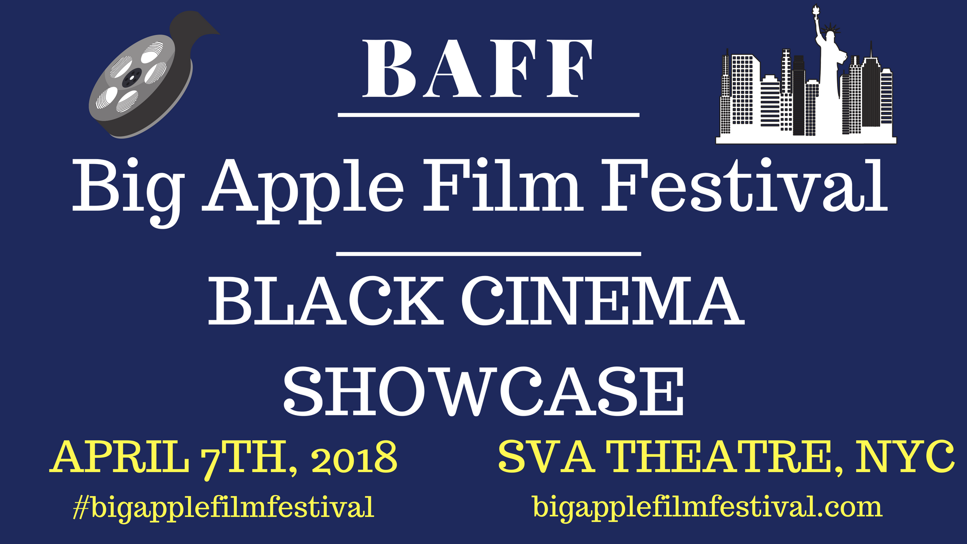 Big Apple Film Festival Black Cinema Showcase poster