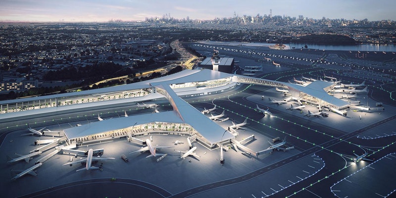 Rendering of the new terminals at LaGuardia Airport
