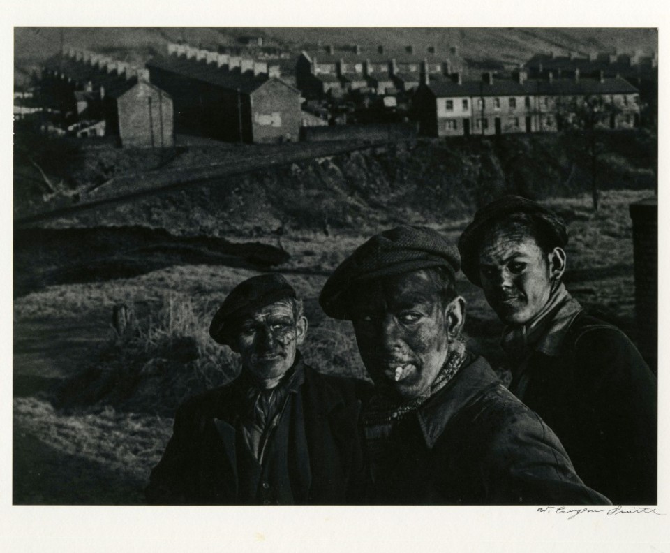 Image of coal miners by Eugene Smith