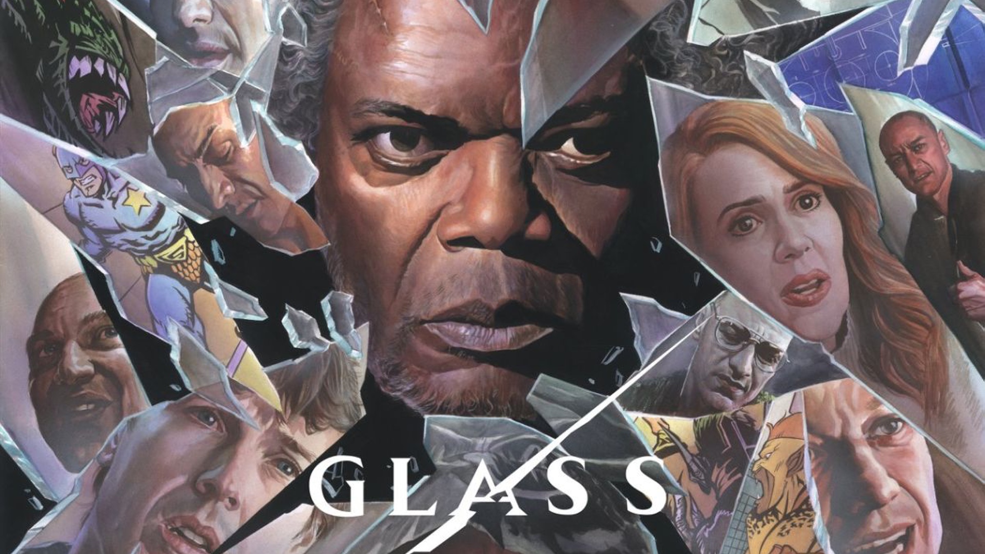 "Glass" film poster