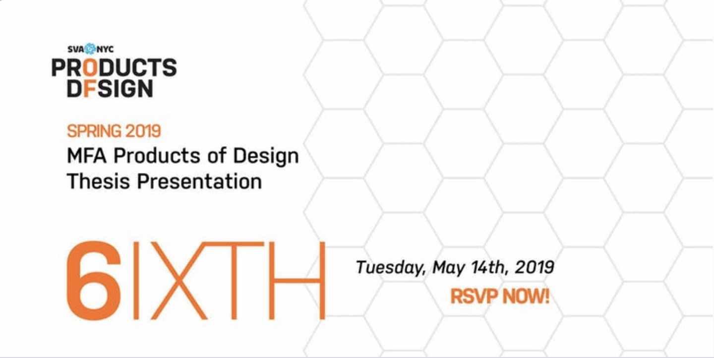MFA Products of Design event poster