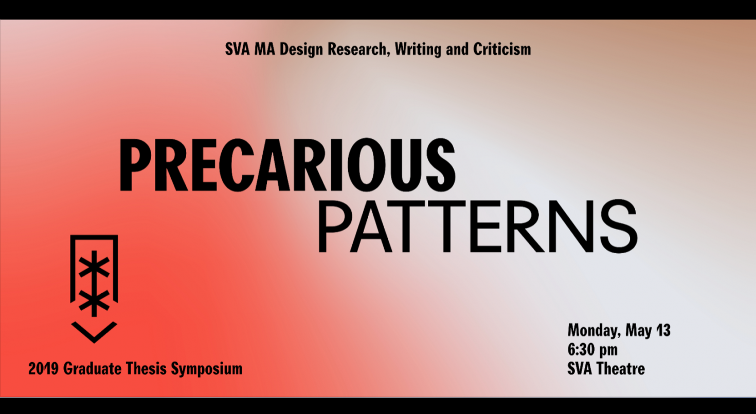Precarious Patterns poster
