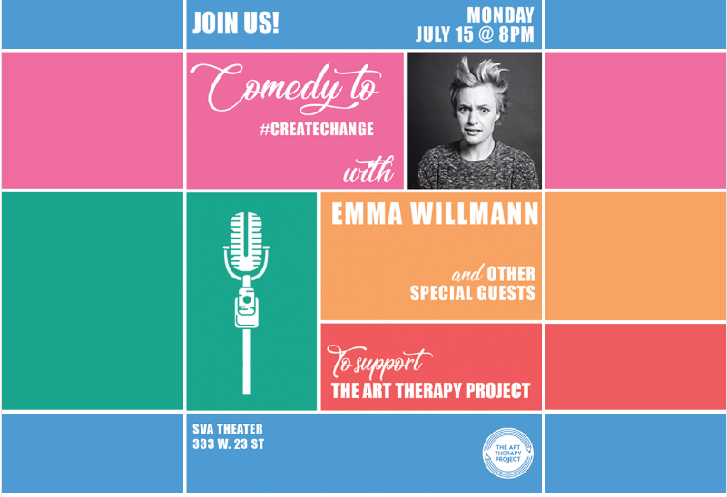 "Comedy to Create Change" poster