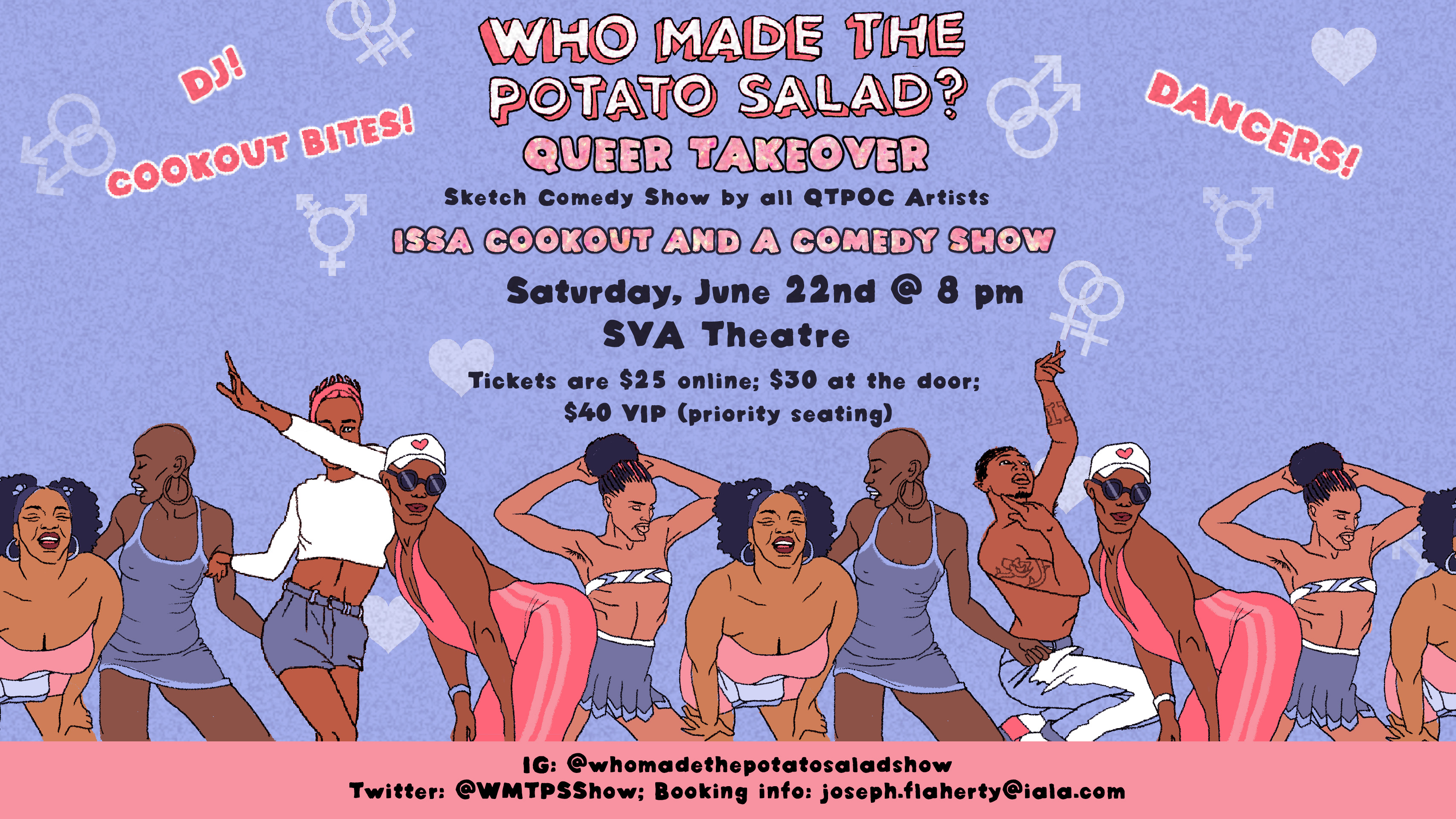 "Who Made the Potato Salad" event poster