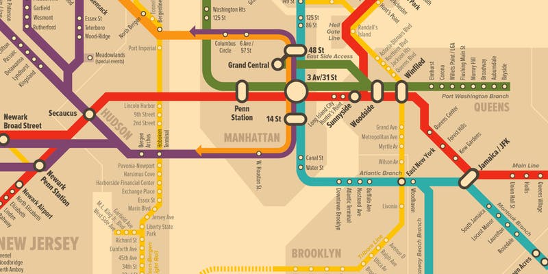 New York subway map