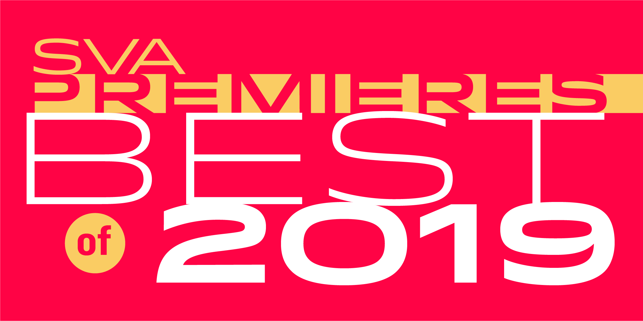 SVA Premieres: Best of 2019 logo