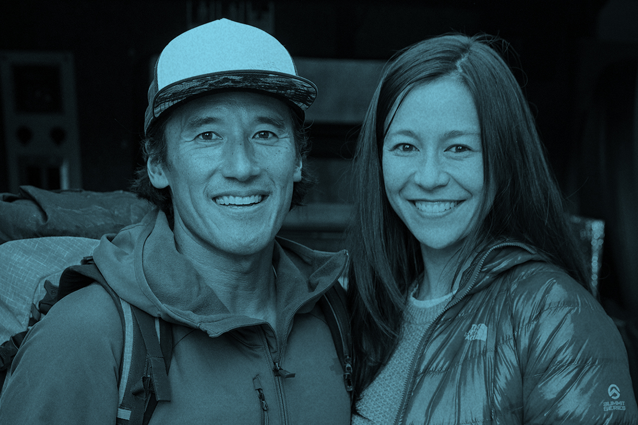 Photo of Elizabeth Chai Vasarhelyi and Jimmy Chin
