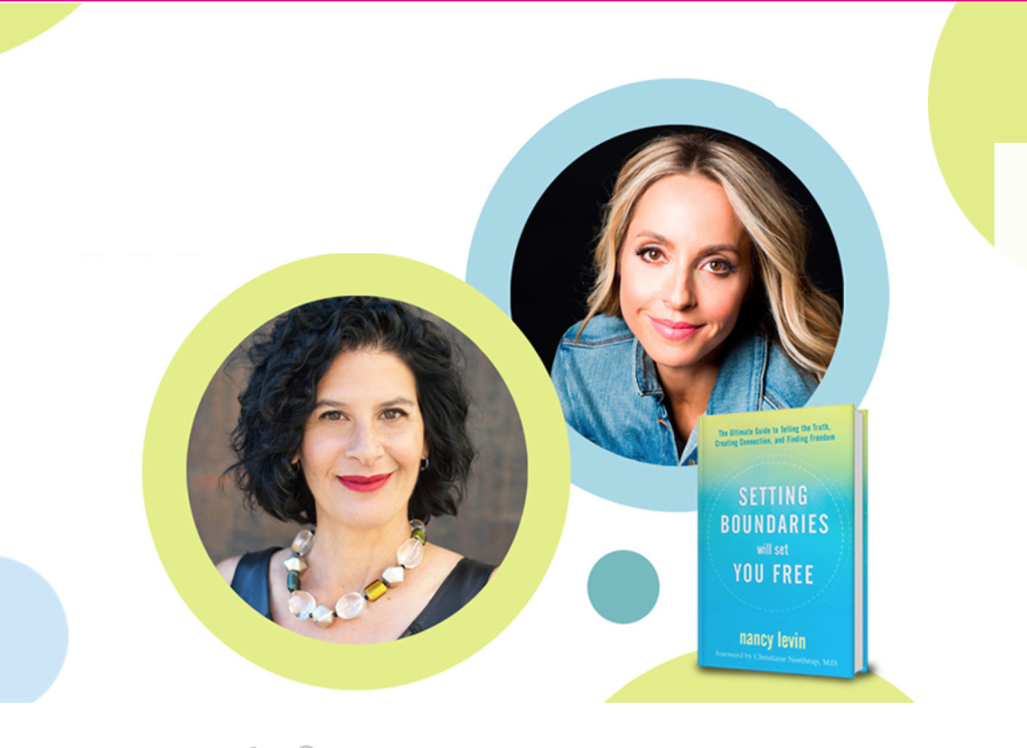 Headshots of Nancy Levin and Gabby Bernstein