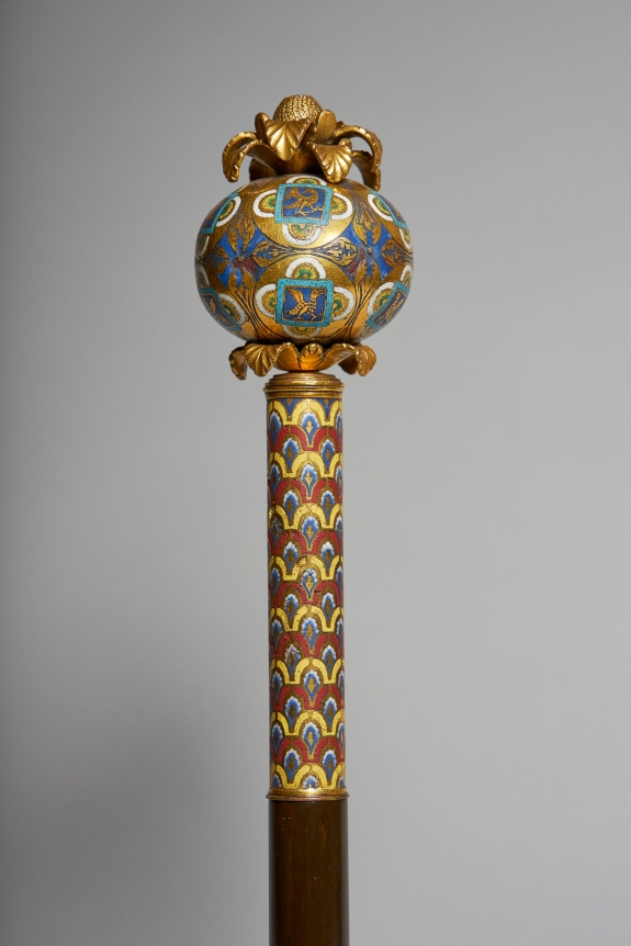 Medieval gilded sceptre