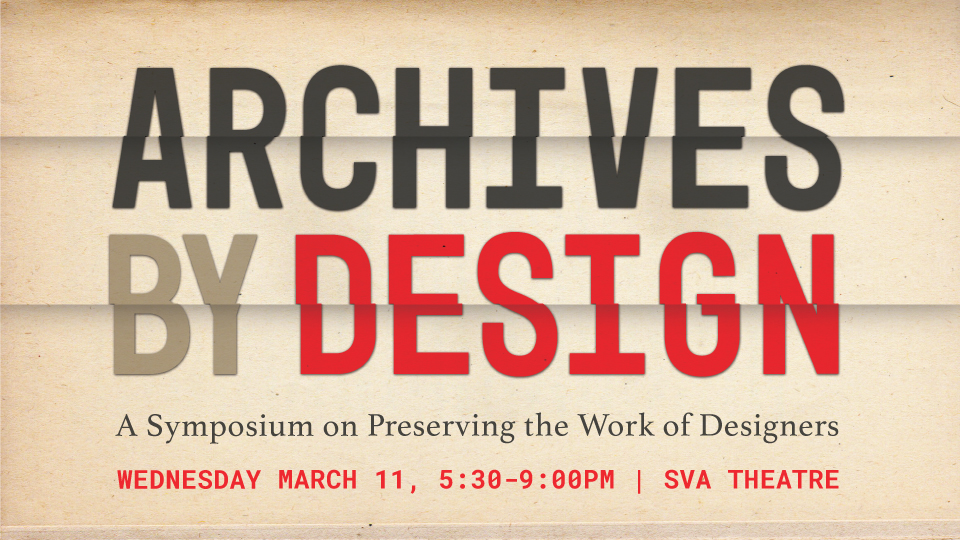 Archives by Design poster