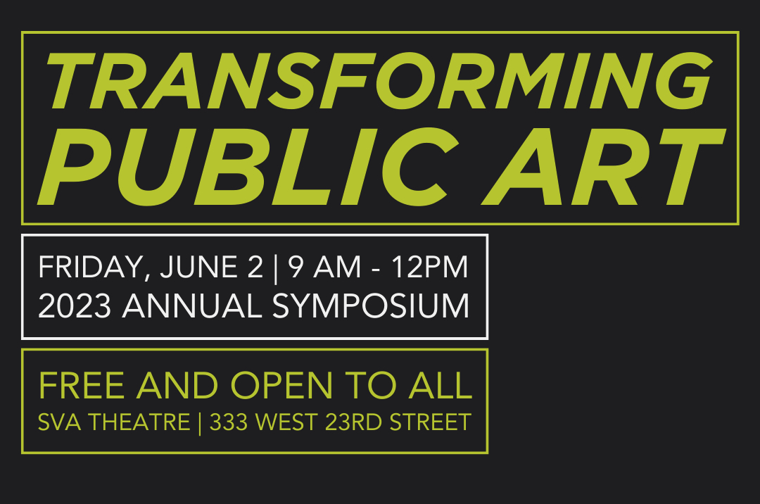 Transforming public art poster
