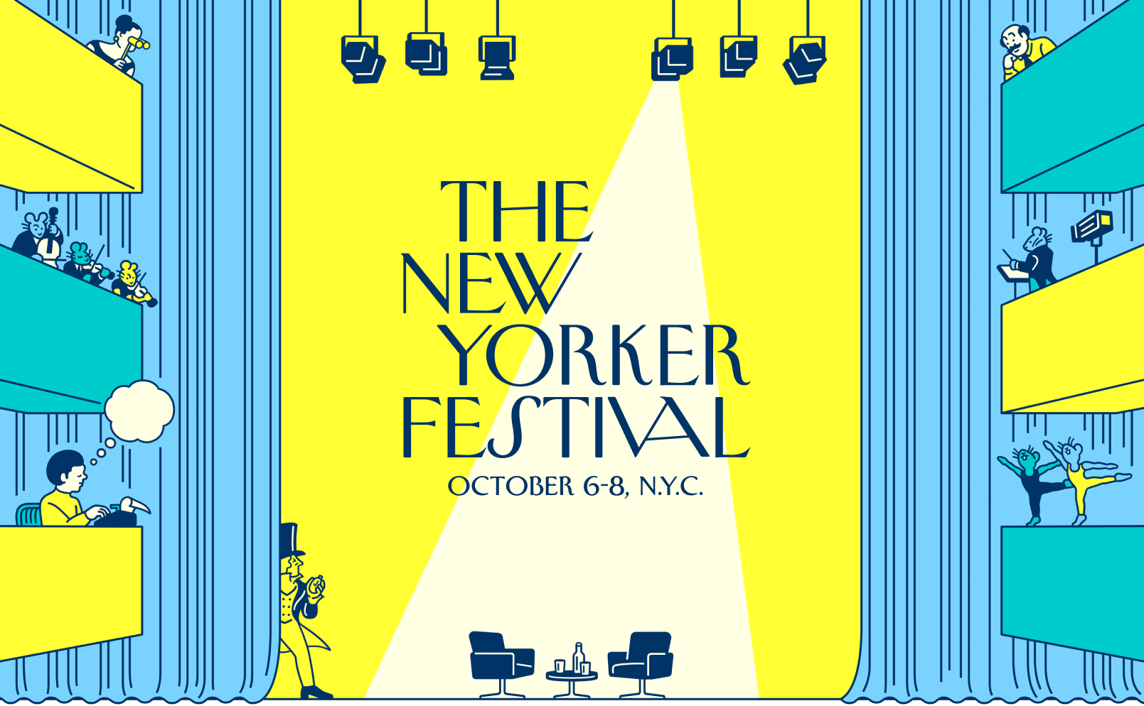 The new yorker festival poster